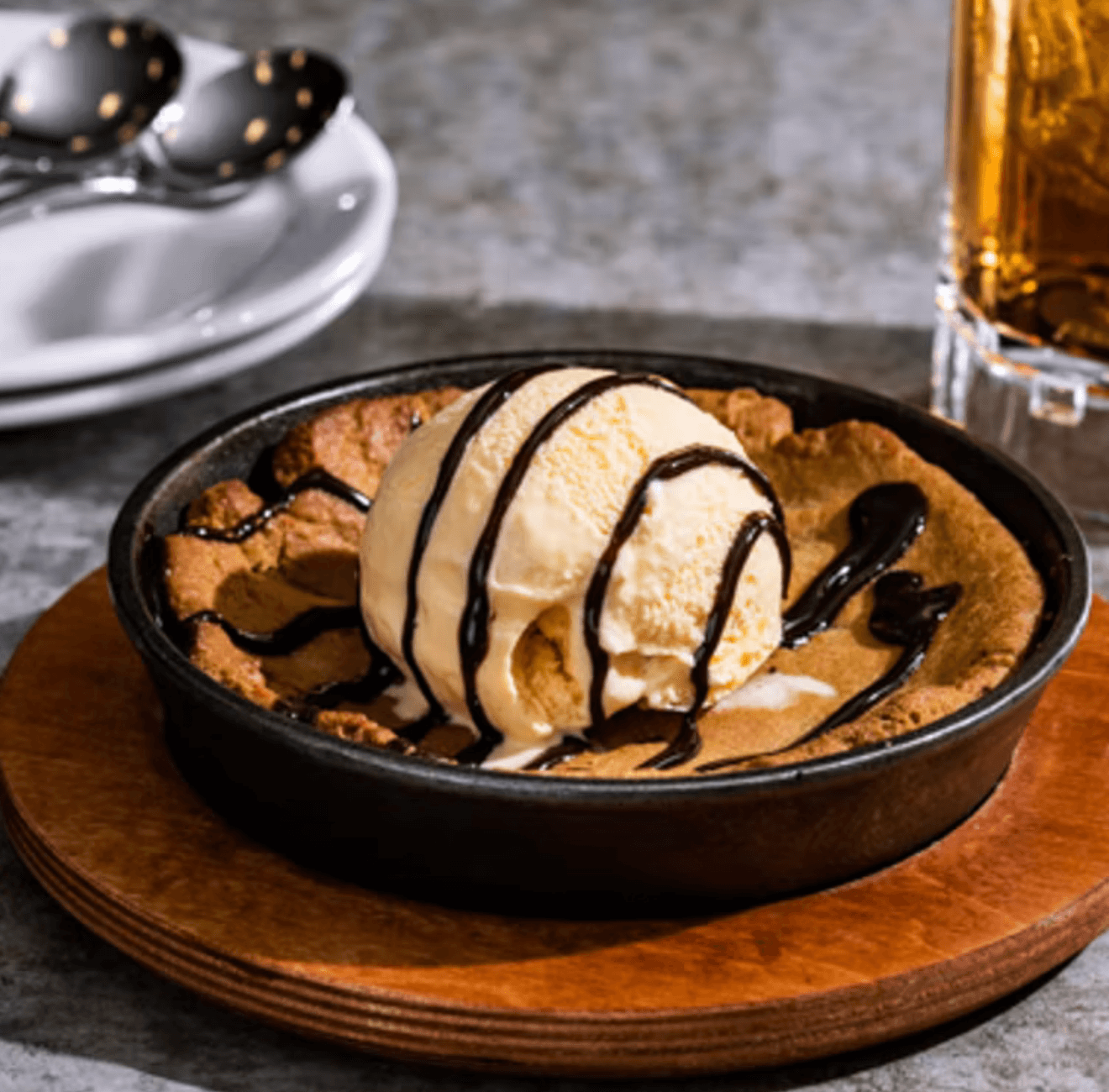 Skillet Chocolate Chip Cookie